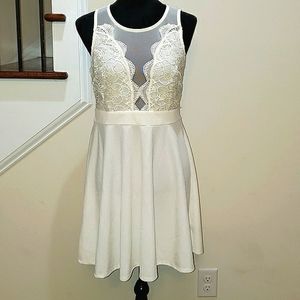 NEW! Material Girl white sleeveless dress